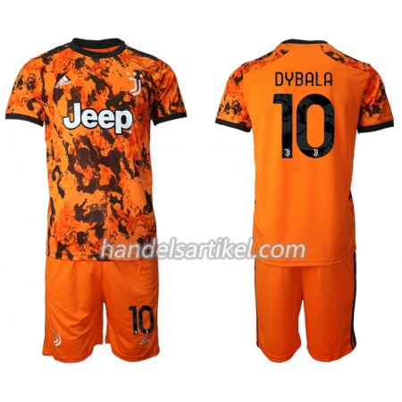 Juventus Paulo Dybala 10 Kinder Ausweich Trikotsatz 2020/21 Kurzarm (+ Kurze Hosen)